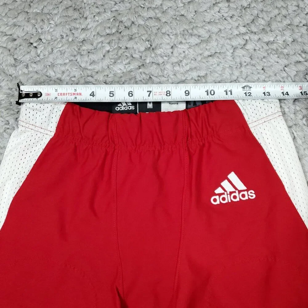 Adidas Woven A1 Stock Red White GG7411 Football Pants Men's Size Medium NO Pads